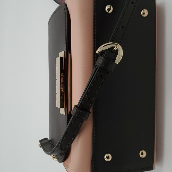 NWT Zac Zac Posen Eartha Medium Crossbody bag tote Leather Cedar shoulder purse - Picture 2 of 7